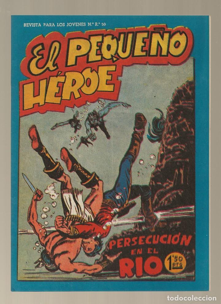Tebeos: EL PEQUE&Ntilde;O HEROE N&ordm; 60 - PERSECUCI&Oacute;N EN EL R&Iacute;O - FACSIMIL - Foto 1