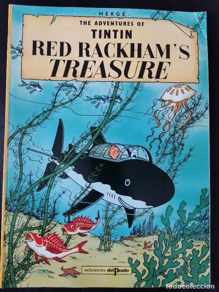 Tebeos: TINTIN - EN INGL&Eacute;S - EDICIONES DEL PRADO - RED RACKHAM`S TREASURE - Foto 1