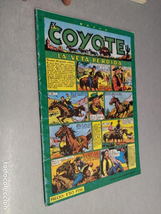 Tebeos: EL COYOTE N&ordm; 39: LA VETA PERDIDA / REEDICI&Oacute;N FACS&Iacute;MIL - Foto 1
