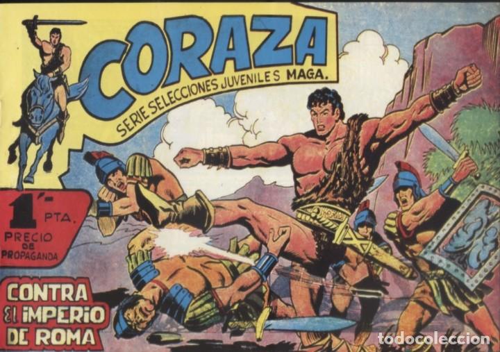 Tebeos: CORAZA ( FACSIMIL ) COMPLETA - Foto 1