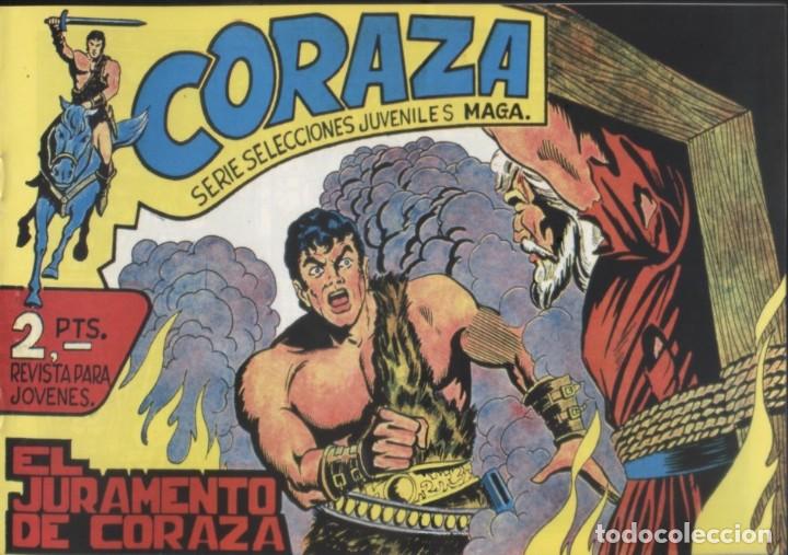 Tebeos: CORAZA ( FACSIMIL ) COMPLETA - Foto 2