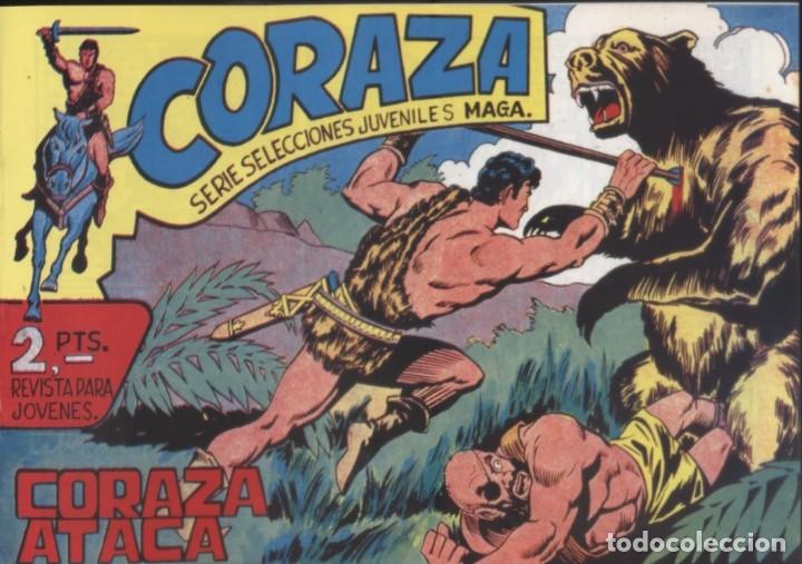 Tebeos: CORAZA ( FACSIMIL ) COMPLETA - Foto 3