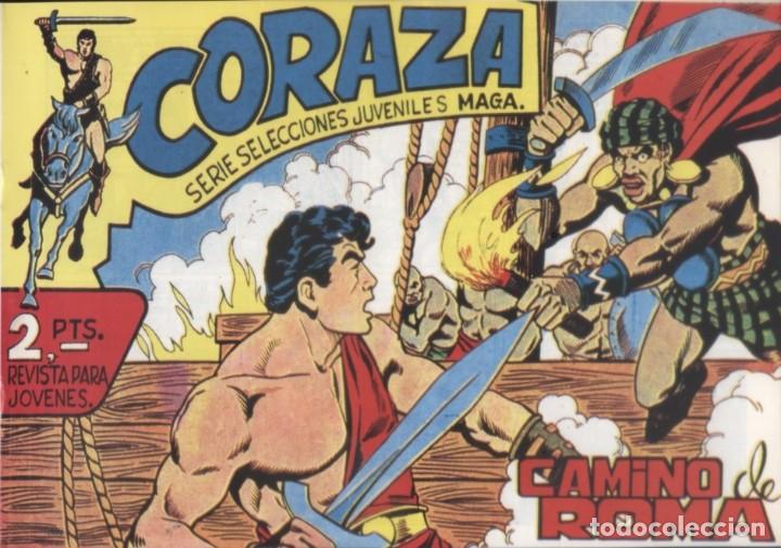 Tebeos: CORAZA ( FACSIMIL ) COMPLETA - Foto 8