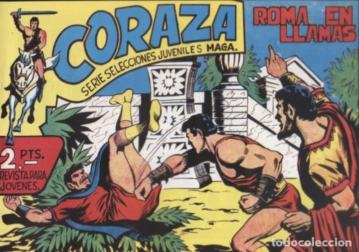 Tebeos: CORAZA ( FACSIMIL ) COMPLETA - Foto 26