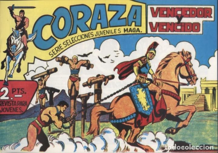 Tebeos: CORAZA ( FACSIMIL ) COMPLETA - Foto 38