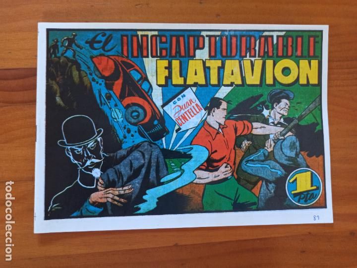 Tebeos: JUAN CENTELLA N&ordm; 89 - REEDICION - EL INCAPTURABLE FLATAVION (D1) - Foto 1