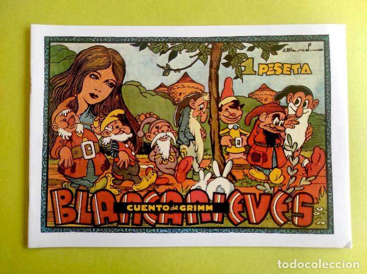 Tebeos: BLANCANIEVES. Cuento de Grimm. Portada de J. Blasco - Foto 1