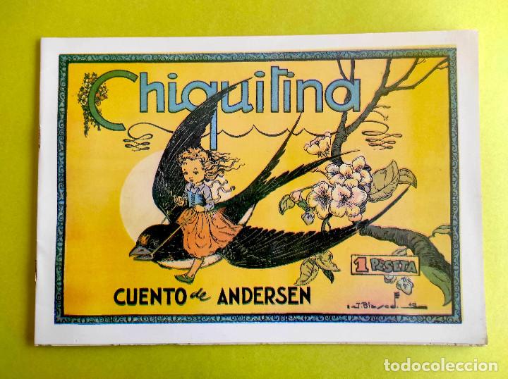 Tebeos: CHIQUITINA. Cuento de Andersen. Portada de J. Blasco. - Foto 1