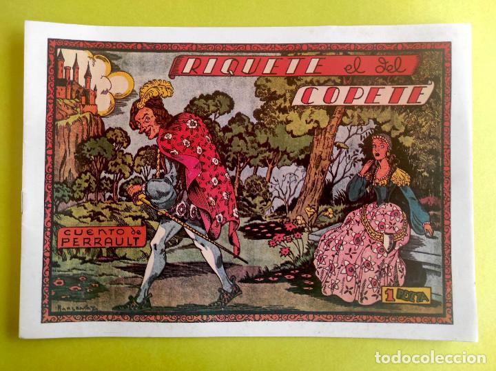 Tebeos: RIQUETE EL DEL COPETE. Cuento de Perrault. - Foto 1