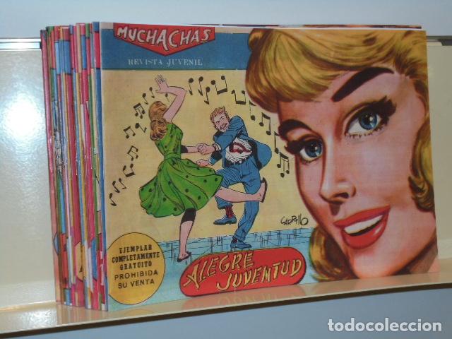 Tebeos: MUCHACHAS COMPLETA 19 NUM. REEDICION - Foto 1