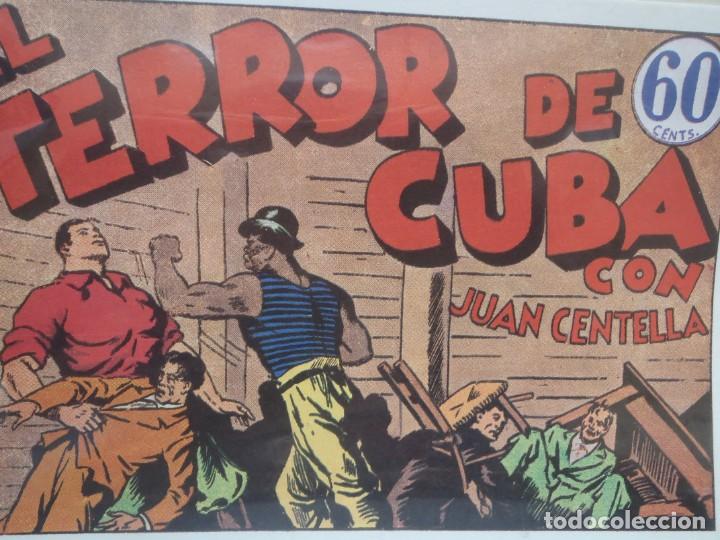 Tebeos: COLECCION AUDAZ - EL TERROR DE CUBA - JUAN CENTELLA - - FACSIMIL - Foto 1