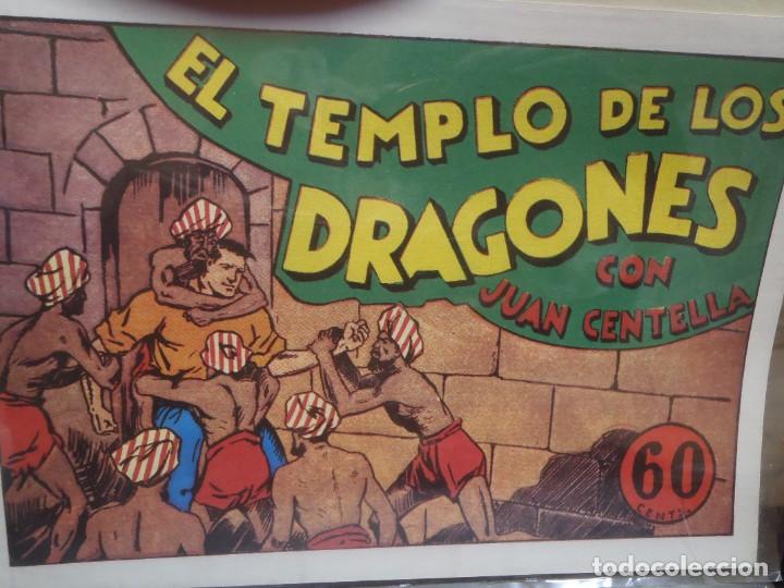 Tebeos: COLECCION AUDAZ - EL TEMPLO DE LOS DRAGONES - JUAN CENTELLA - - FACSIMIL - Foto 1