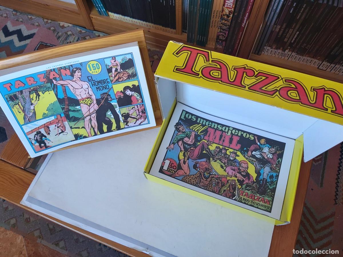 Tebeos: * TARZAN * REEDICI&Oacute;N FACSIMIL * 63 EJEMPLARES. &iexcl;&iexcl;COMPLETA!!. CON ESTUCHE * - Foto 6