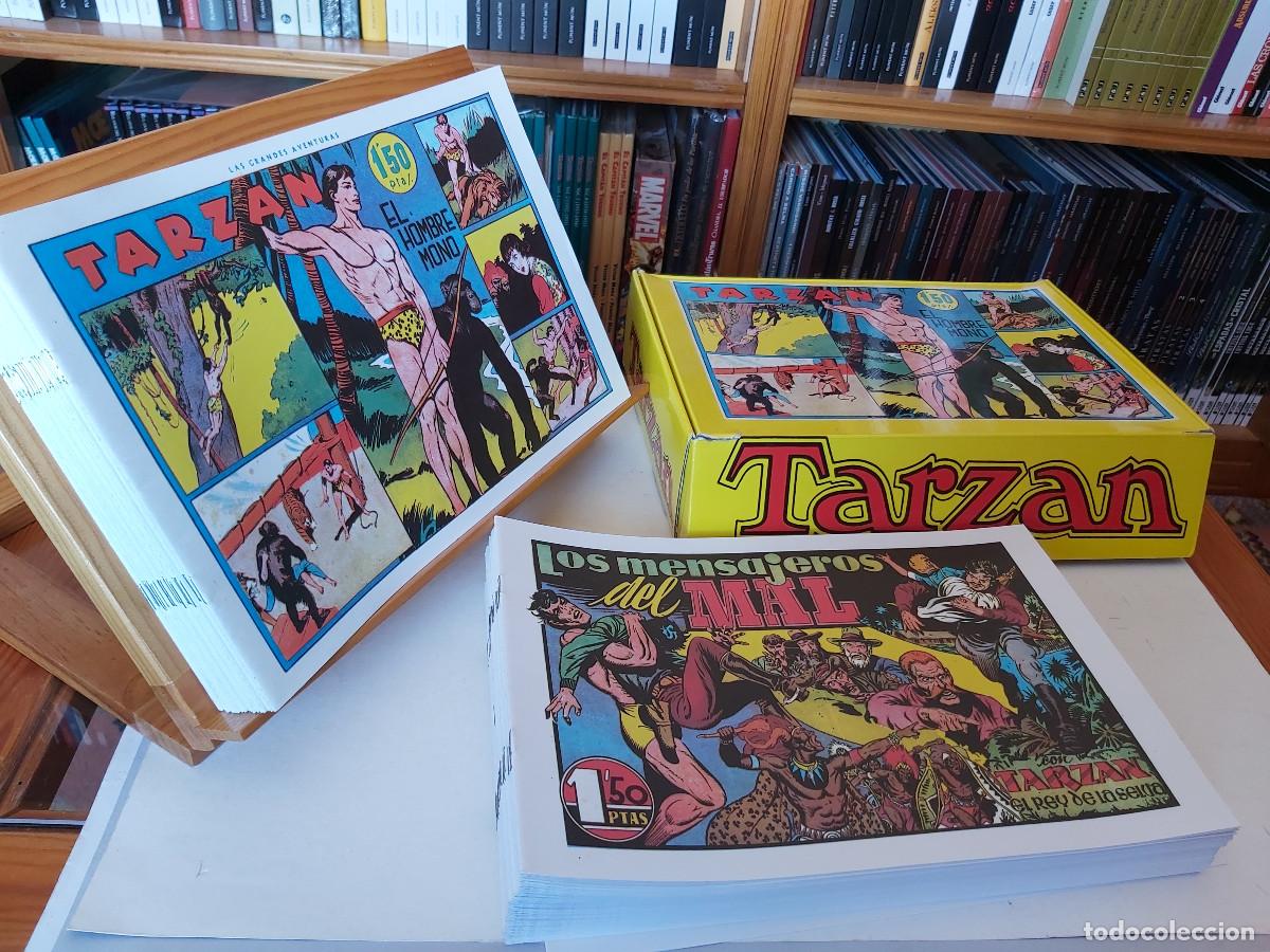 Tebeos: * TARZAN * REEDICI&Oacute;N FACSIMIL * 63 EJEMPLARES. &iexcl;&iexcl;COMPLETA!!. CON ESTUCHE * - Foto 7