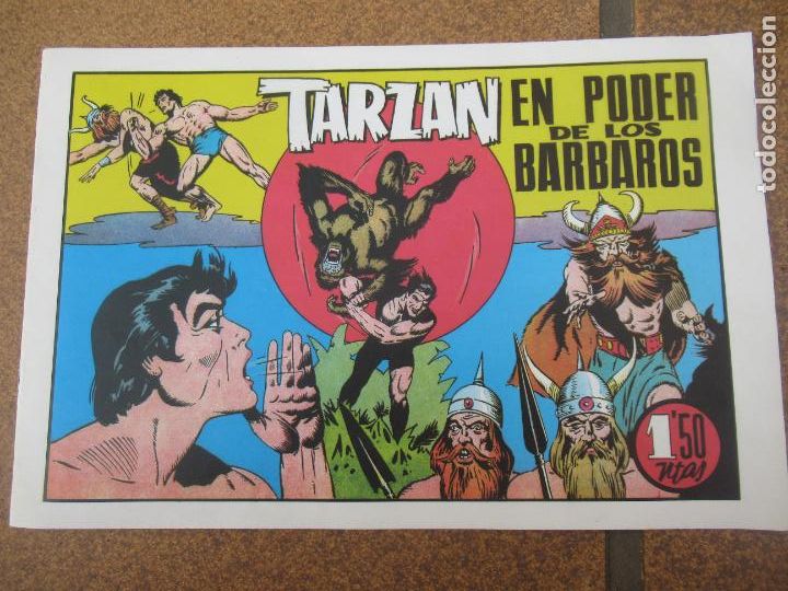 Tebeos: Tarz&aacute;n n&ordm; 17 - En poder de los B&aacute;rbaros - Facs&iacute;mil - Foto 1