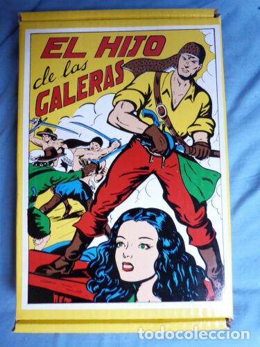Tebeos: El Hijo de las Galeras.Completa 16 tebeos con estuche,Maga.Facsimil
