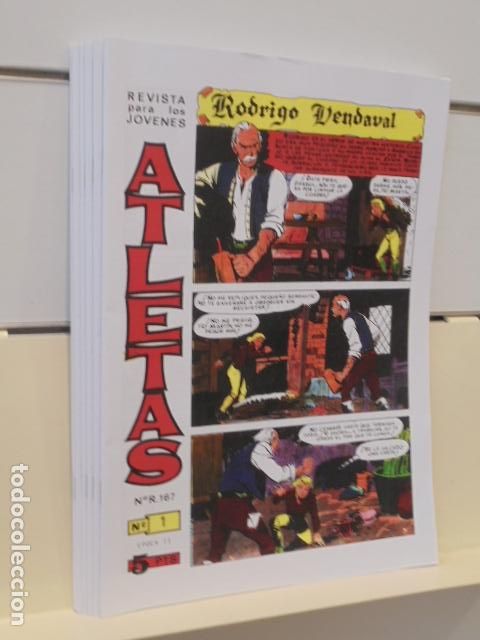 Tebeos: ATLETAS 2&ordf; SERIE COMPLETA 6 NUM. REEDICION - Foto 1