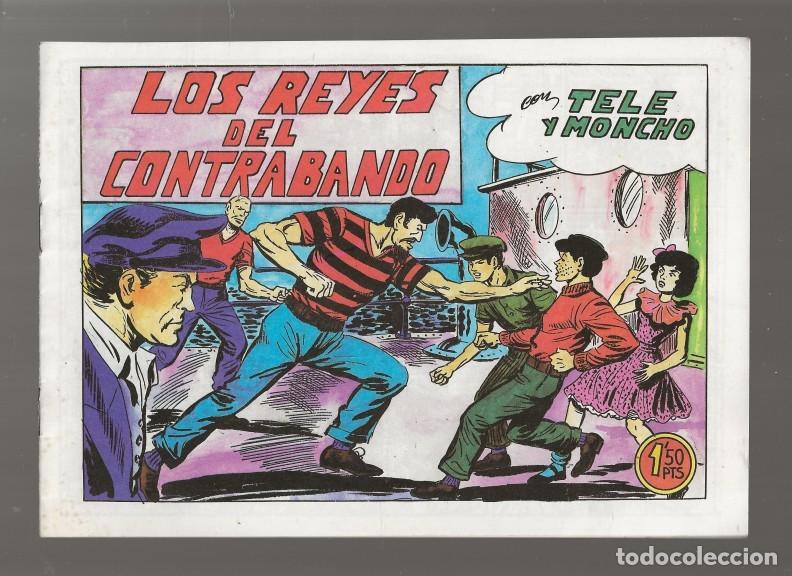 Tebeos: TELE Y MONCHO N&ordm; 6 - LOS REYES DEL CONTRABANDO - FACSIMIL - Foto 1