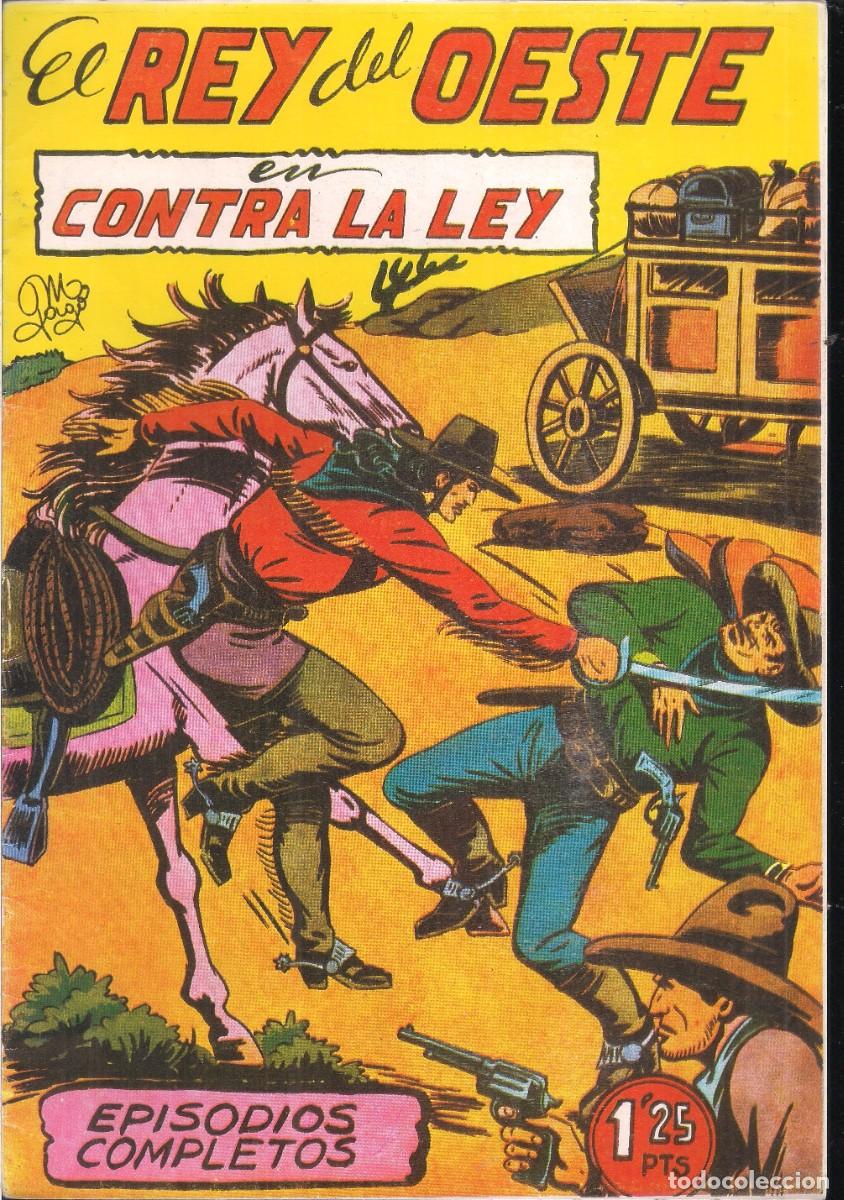 Tebeos: EL REY DEL OESTE N&ordm; 6 FACSIMIL: CONTRA LA LEY - Foto 1