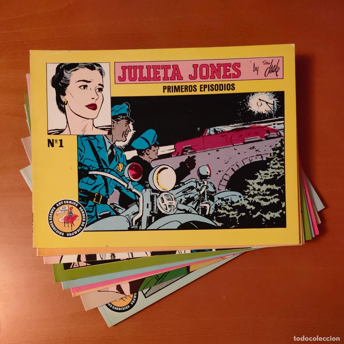 Tebeos: JULIETA JONES Ediciones Eseuve Completa 10 N&ordm;. - Foto 1