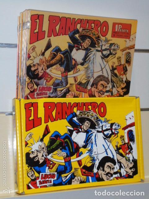 Tebeos: EL RANCHERO COMPLETA 32 NUM. REEDICION - Foto 1