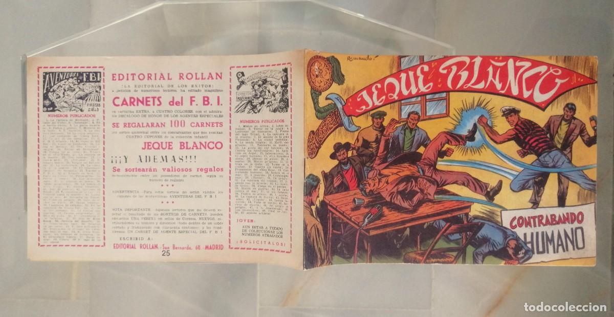 Tebeos: JEQUE BLANCO N&ordm; 25 - CONTRABANDO HUMANO - EDICIONES B.O. 1982 - Foto 3