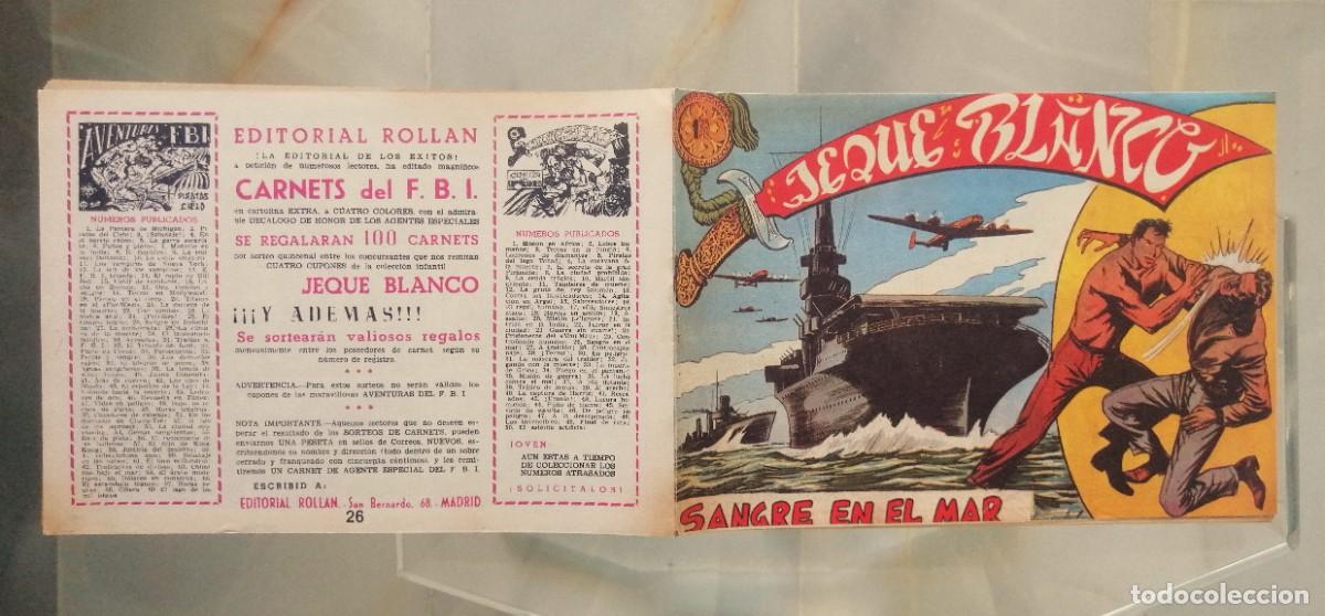 Tebeos: JEQUE BLANCO N&ordm; 26 - SANGRE EN EL MAR - EDICIONES B.O. 1982 - Foto 3