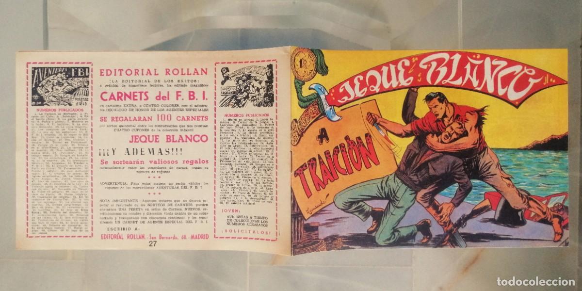 Tebeos: JEQUE BLANCO N&ordm; 27 - A TRAICI&Oacute;N - EDICIONES B.O. 1982 - Foto 3