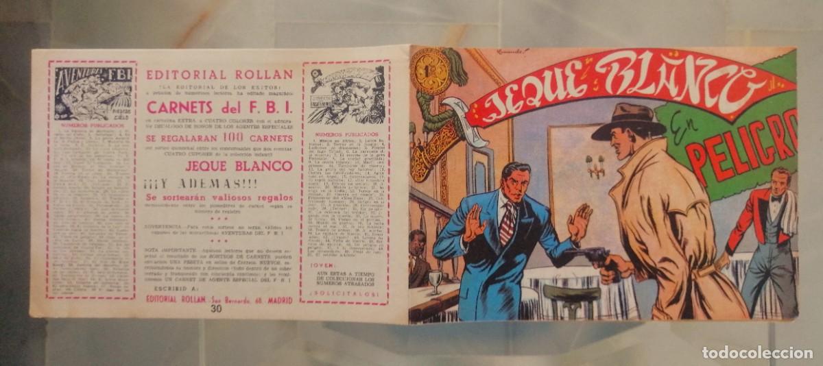 Tebeos: JEQUE BLANCO N&ordm; 30 - EN PELIGRO - EDICIONES B.O. 1982 - Foto 3