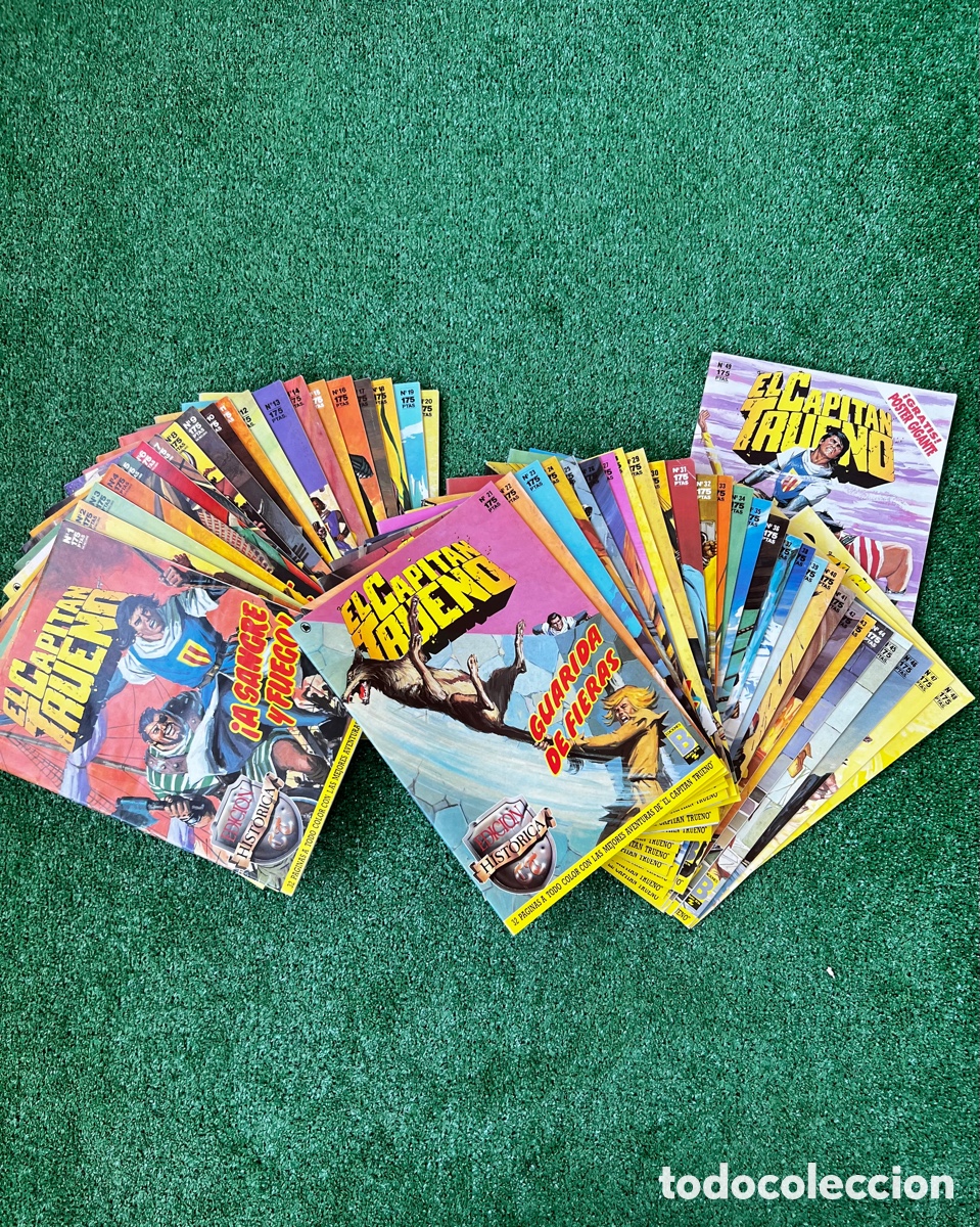 Tebeos: 49 c&oacute;mics Capit&aacute;n Trueno numerados consecutivos - Foto 1