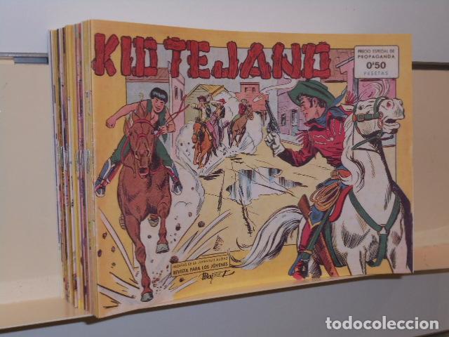 Tebeos: KID TEJANO COMPLETA 55 NUM. REEDICION - Foto 1
