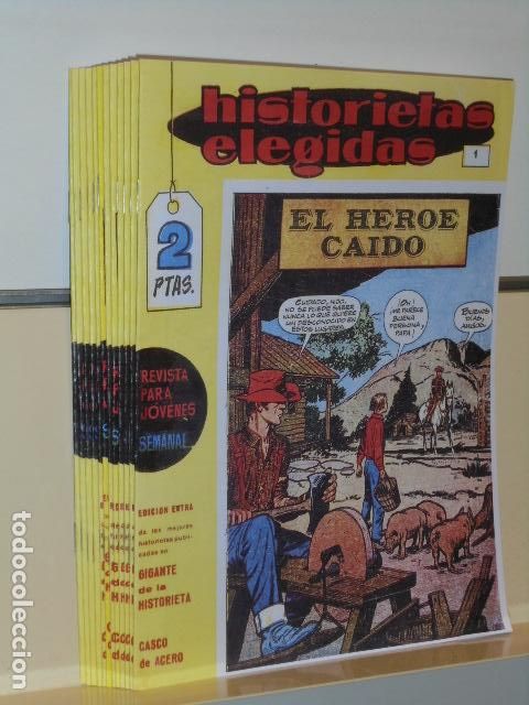 Tebeos: HISTORIETAS ELEGIDAS COMPLETA 12 NUM. - REEDICION - Foto 1