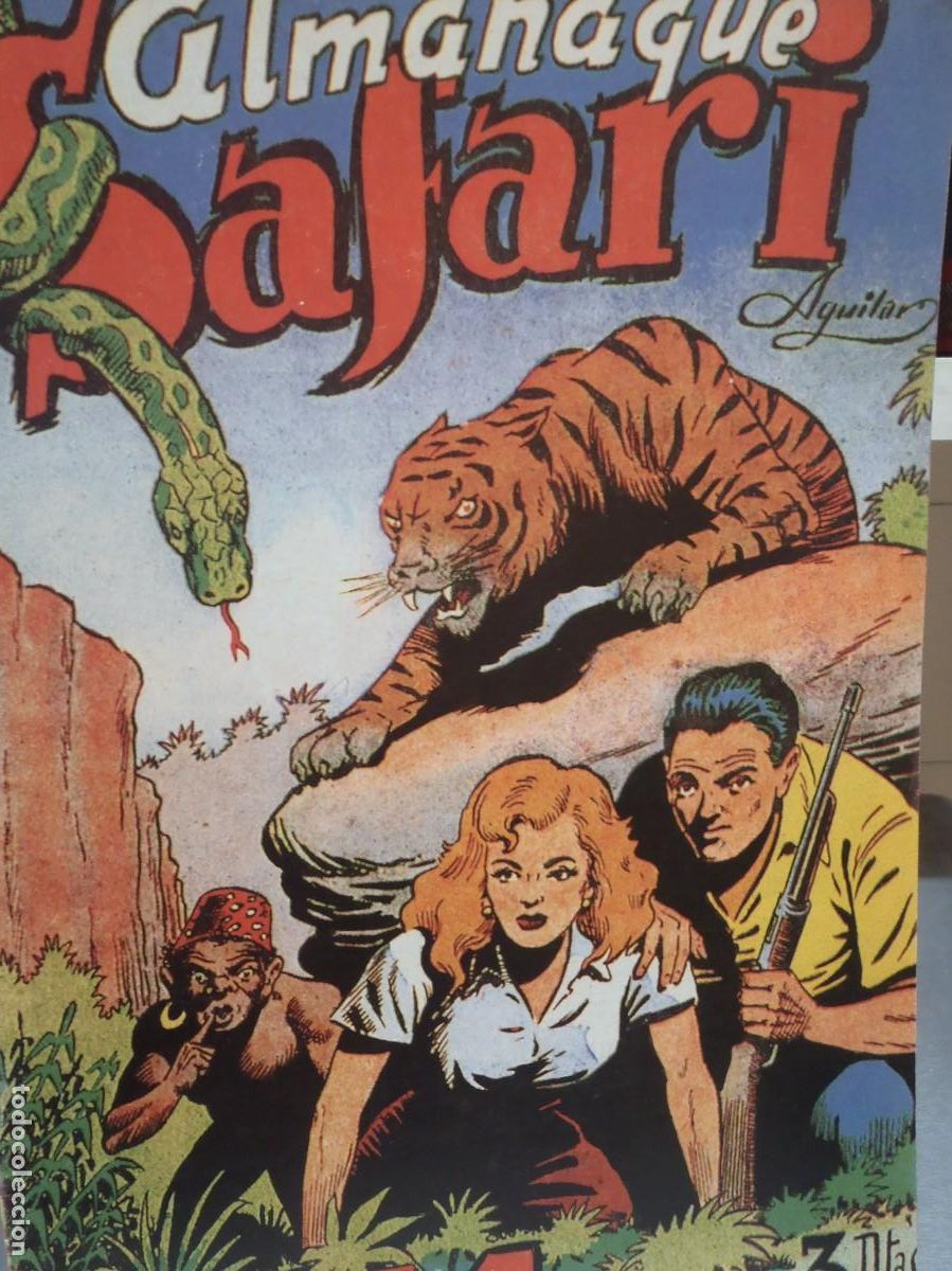 Tebeos: SAFARI - ALMANAQUE 1954 - FACSIMIL - Foto 1