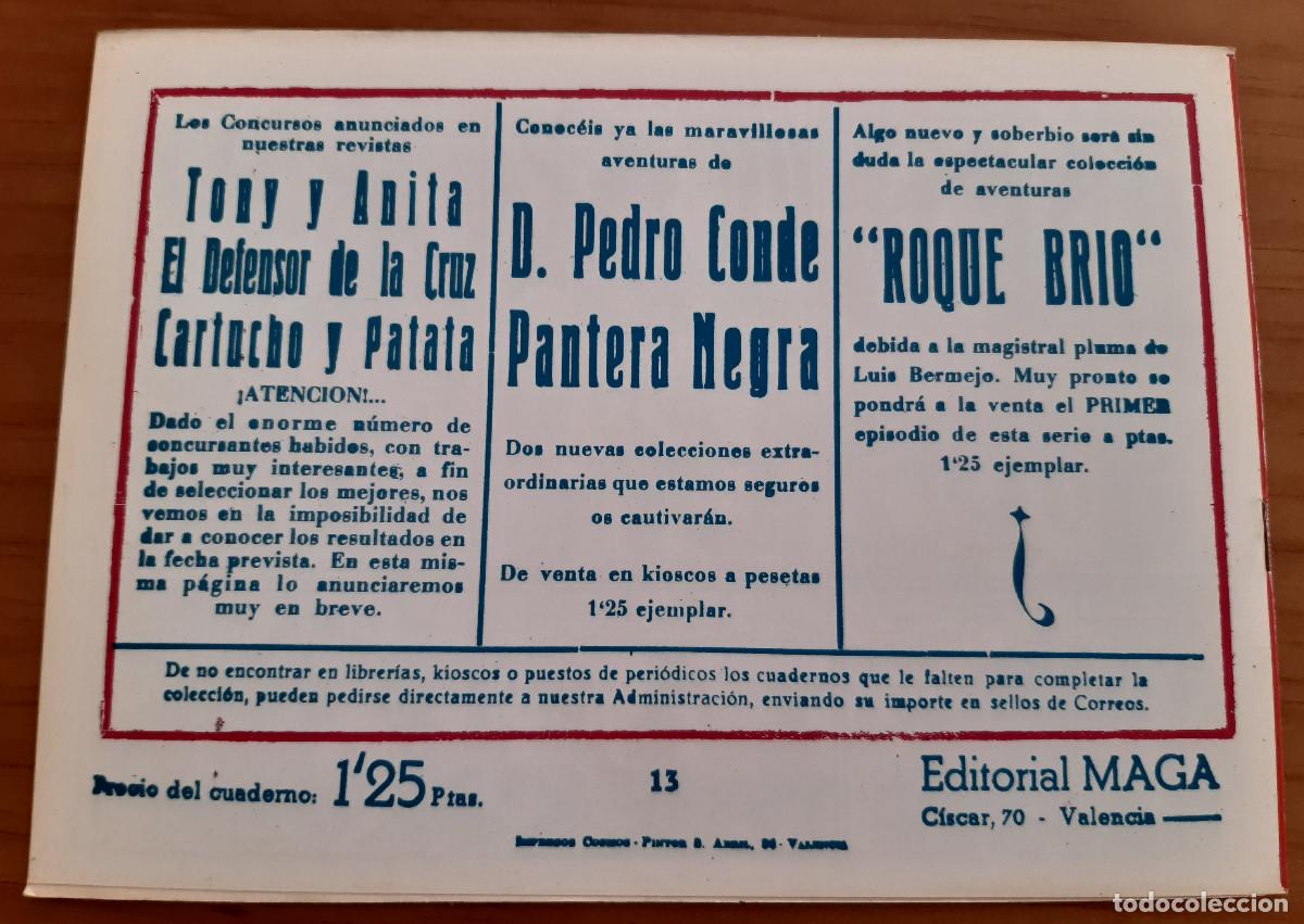Tebeos: REEDICI&Oacute;N - EL DEFENSOR DE LA CRUZ 13 - EL SORTEO DEL TERROR - PERFECTO ESTADO - Foto 2