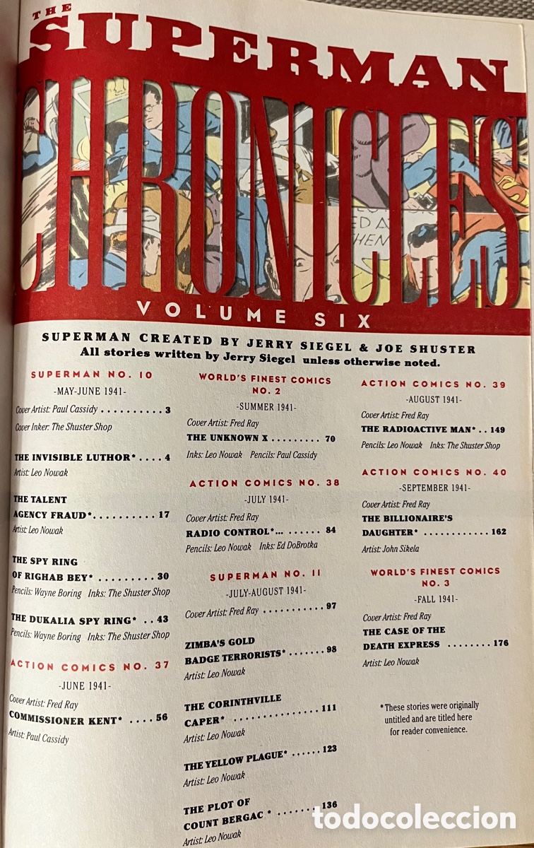 Tebeos: THE SUPERMAN CHRONICLES VOL.6 - Foto 2