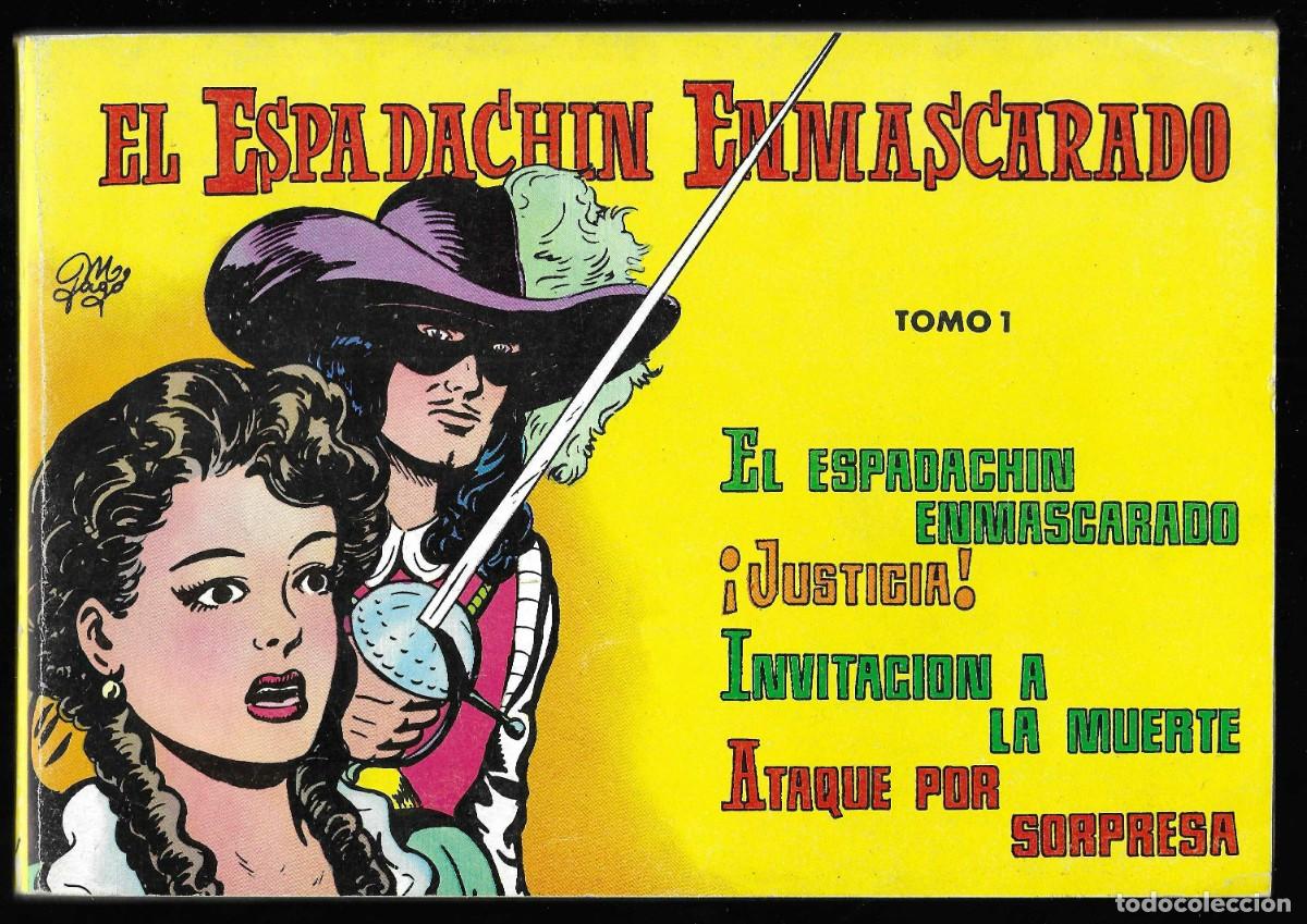 Tebeos: EL ESPADACHIN ENMASCARADO -- TOMOS 1 Y 2 - Foto 1