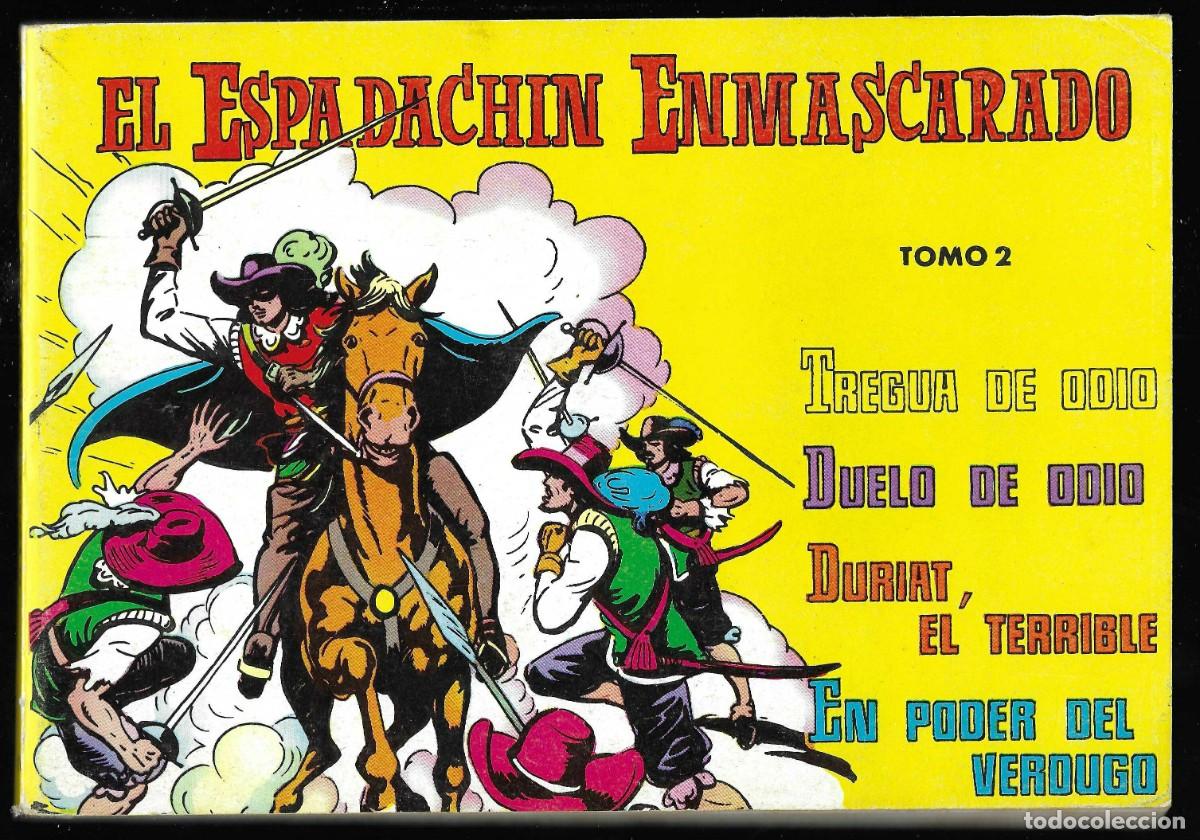 Tebeos: EL ESPADACHIN ENMASCARADO -- TOMOS 1 Y 2 - Foto 2