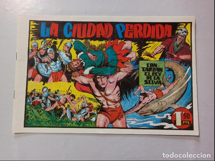Tebeos: LA CIUDAD PERDIDA - CON TARZAN EL REY DE LA SELVA - REEDICION (A) - Foto 1