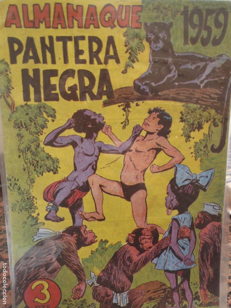 Tebeos: ALMANAQUE PANTERA NEGRA 1959 - FACSIMIL - Foto 1