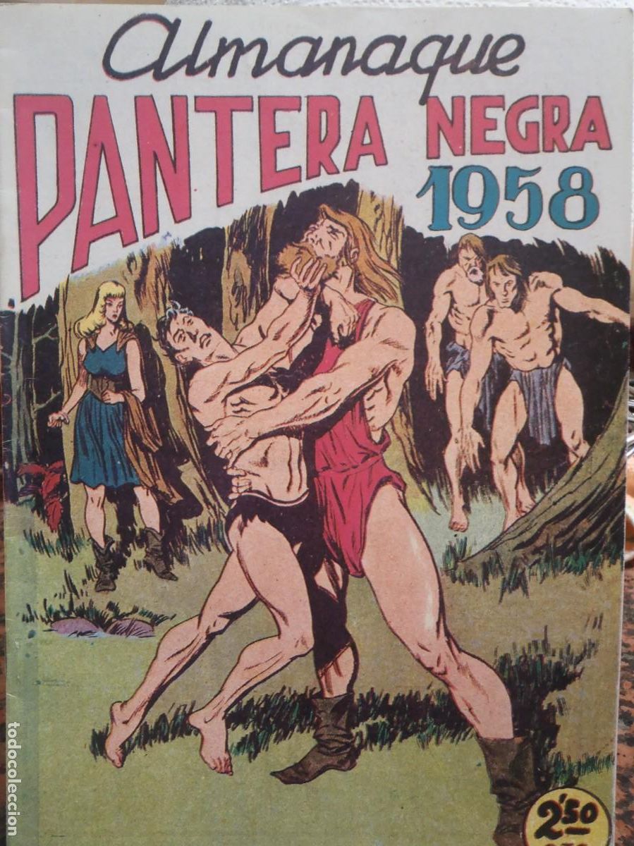 Tebeos: ALMANAQUE PANTERA NEGRA 1958 - FACSIMIL - Foto 1