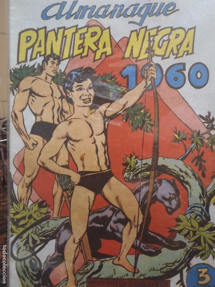 Tebeos: ALMANAQUE PANTERA NEGRA 1960 - FACSIMIL - Foto 1