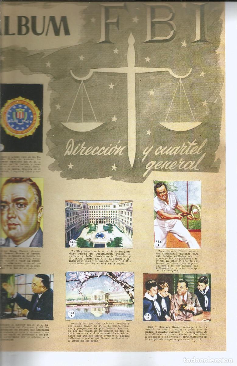 Tebeos: FBI &Aacute;LBUM DE CROMOS REEDICI&Oacute;N FACS&Iacute;MIL - Foto 2