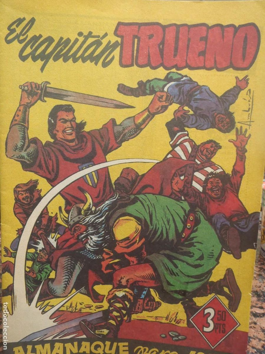 Tebeos: EL CAPITAN TRUENO - AL,MANAQUE 1958 - FACSIMIL - Foto 1