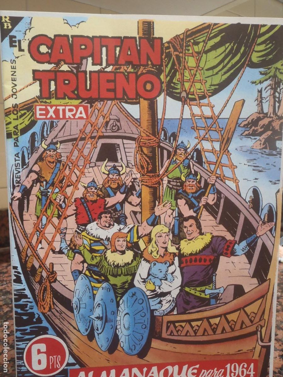 Tebeos: EL CAPITAN TRUENO - AL,MANAQUE 1964 - FACSIMIL - Foto 1