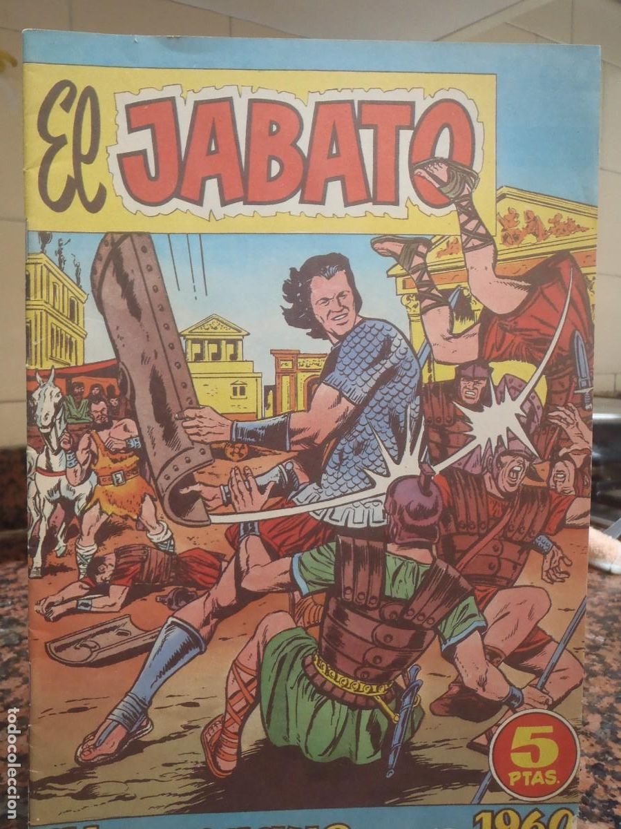 Tebeos: EL JABATO - ALMANAQUE 1960 - FACSIMIL - Foto 1