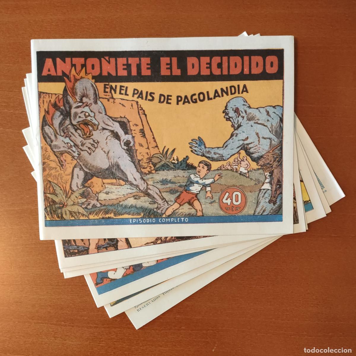 Tebeos: ANTO&Ntilde;ETE EL DECIDIDO REEDICION COMPLETA 8 N&ordm;. - Foto 1