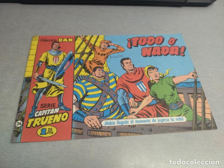 Tebeos: CAPIT&Aacute;N TRUENO N&ordm; 34 / REEDICI&Oacute;N FACS&Iacute;MIL - EDICIONES B - Foto 1