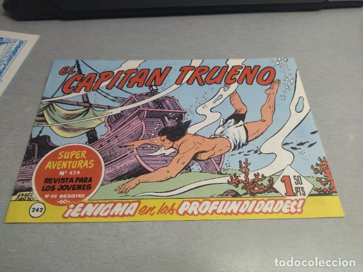 Tebeos: CAPIT&Aacute;N TRUENO N&ordm; 242 / REEDICI&Oacute;N FACS&Iacute;MIL - EDICIONES B - Foto 1