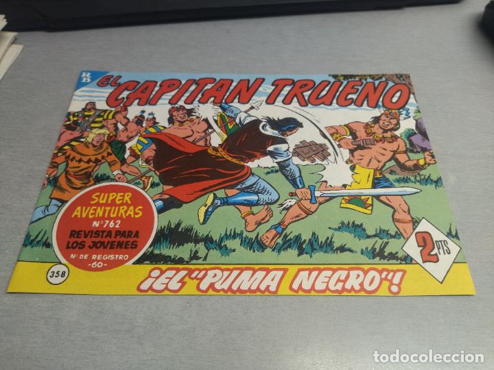 Tebeos: CAPIT&Aacute;N TRUENO N&ordm; 358 / REEDICI&Oacute;N FACS&Iacute;MIL - EDICIONES B - Foto 1