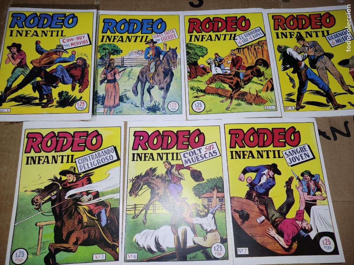Tebeos: RODEO INFANTIL DEL 1 AL 7 REEDICION - Foto 1